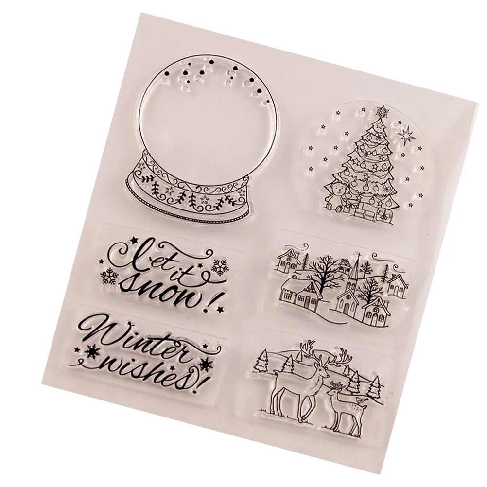 

1 pc Clear Stamp Reusable Delicate Scrapbooking Seals Transparent Stamps for DIY Photo Album Diary Craft Making