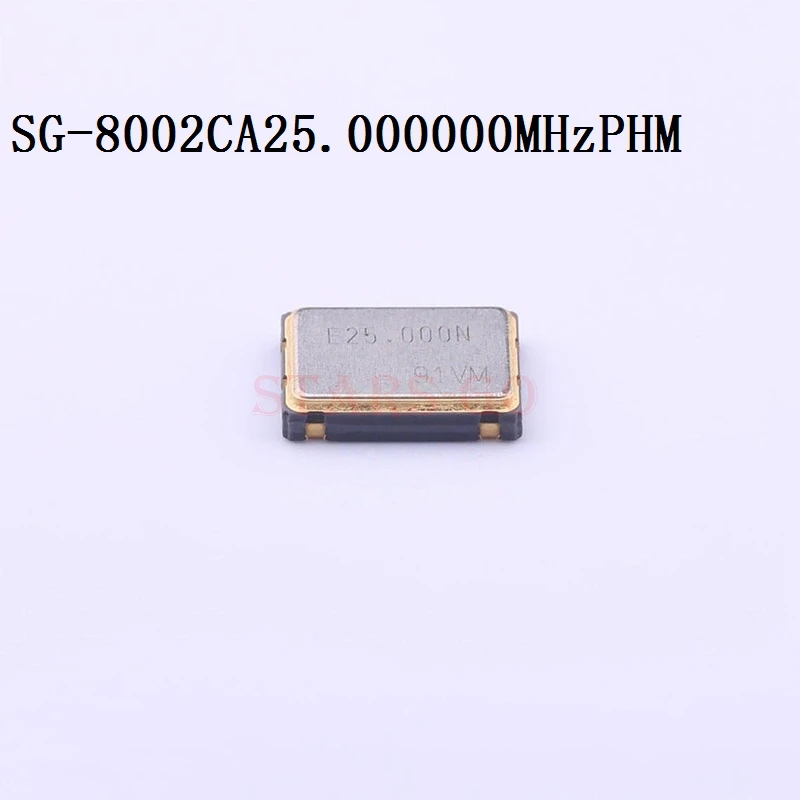 10PCS/100PCS 25MHz 7050 4P SMD 5V ±100ppm OE -40~~+85℃ SG-8002CA 25.000000MHz PHM Pre-programmed Oscillators