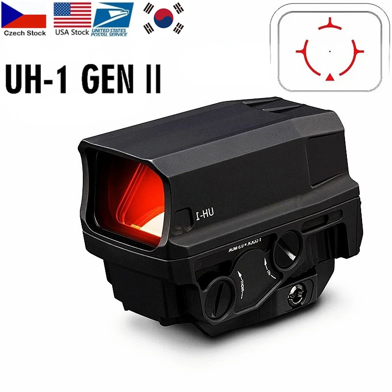 

The New Tactical UH-1 Gen2 Holographic Red Dot Sight Airsoft Hunt Is Suitable For The 20MM Picatinny Track Mount scope
