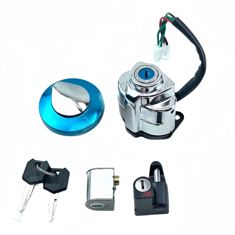 Переключатель зажигания мотоцикла крышка бензобака набор ключей замка для Honda