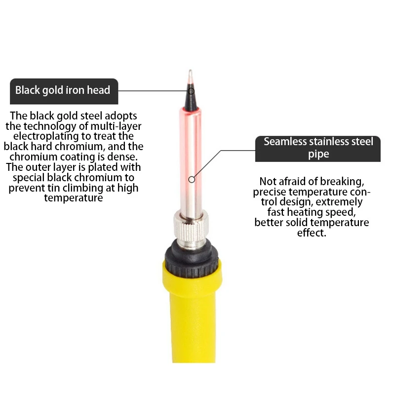 Promotion! DC 12V Portable Soldering Iron Low-Voltage Car Battery 60W Welding Rework Repair Tools |