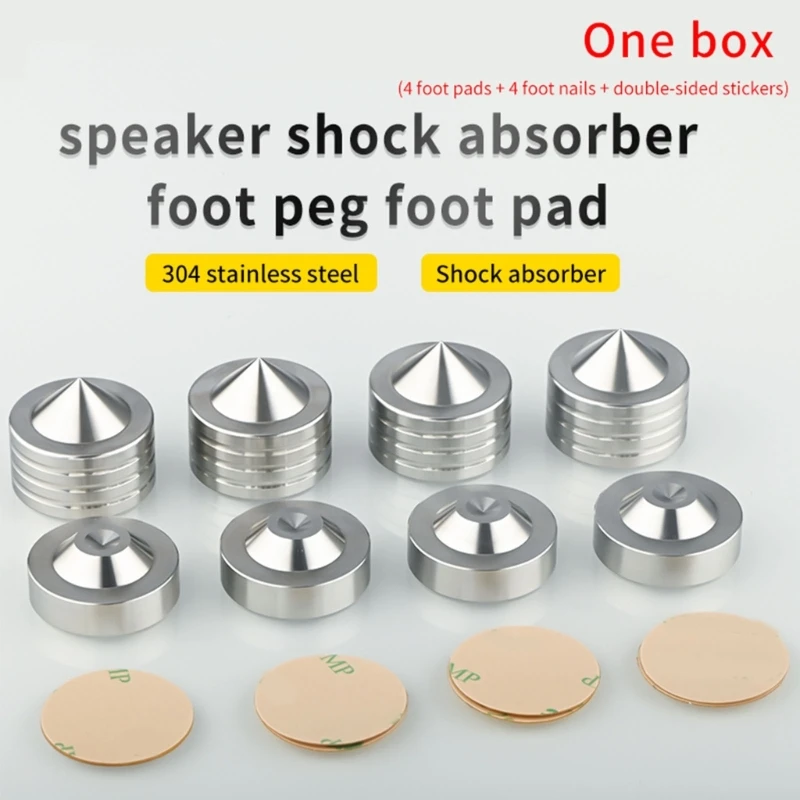 

Aluminum HIFI Speaker Spikes Aluminum alloy Chassis Foot Pad Anti-shock Isolation Nail