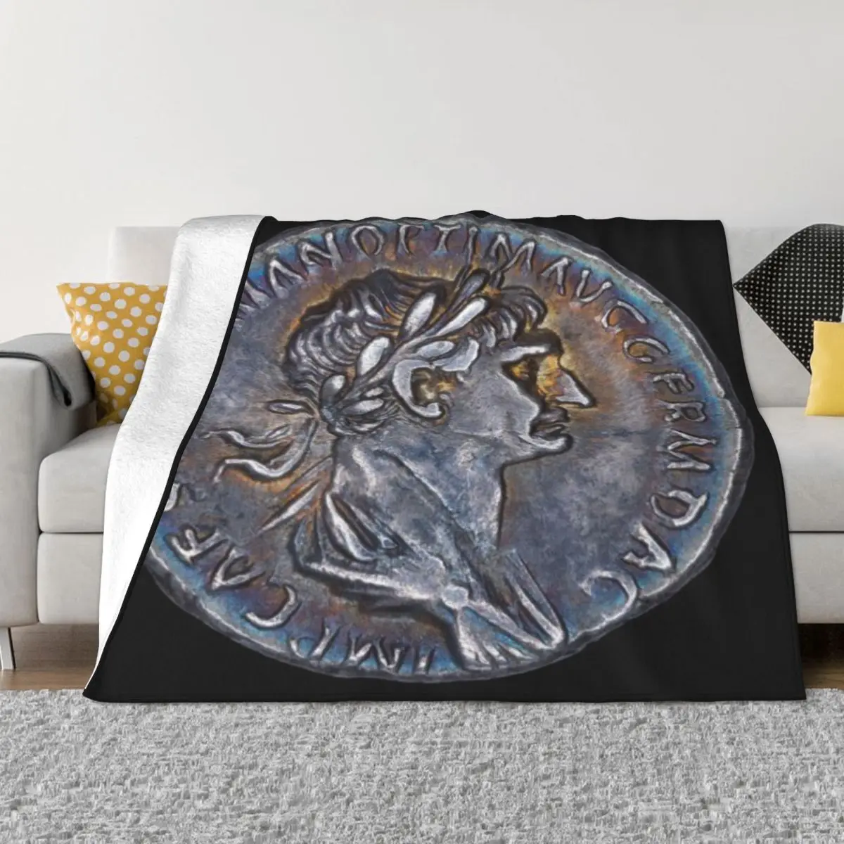 Портрет императора Трейан Доріля с красивым тонизирующим 112-117 AD Ультрамягкое