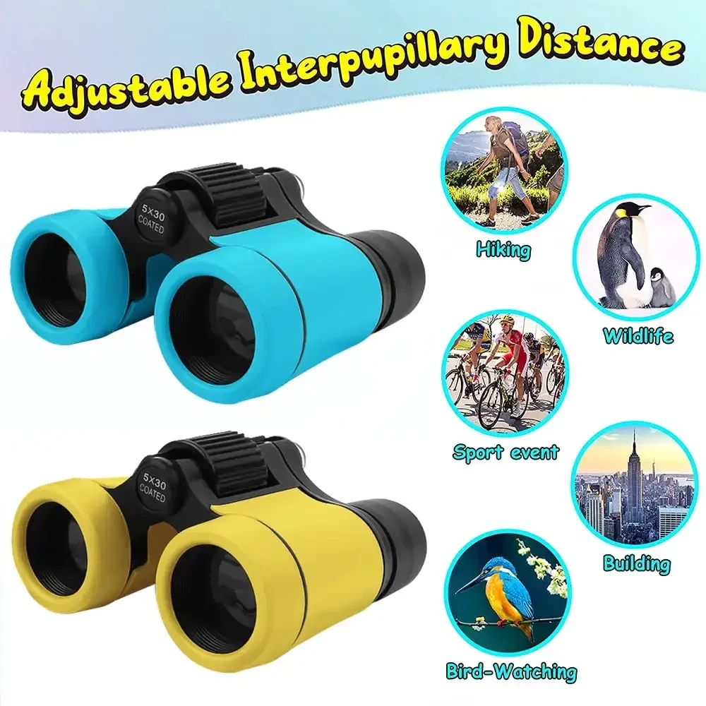 

Kids Binocular 4x30 Professional Telescope Folding Optics Educational Learning Bird Watching Toys for Boys Girls Xmas Gift