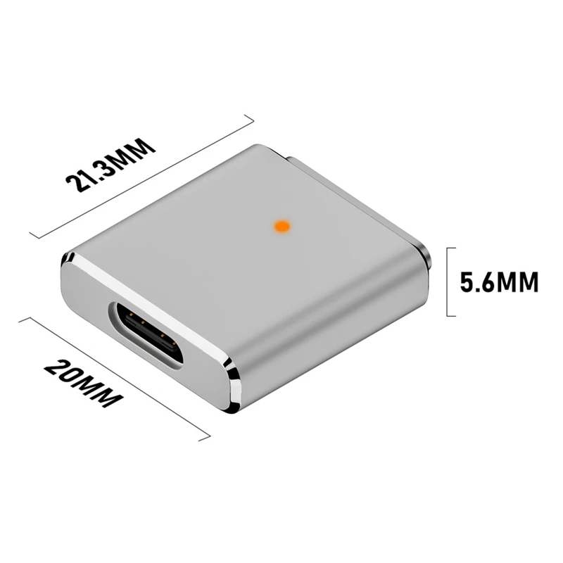 Сменный адаптер Magsafe3 Type-C мама на 5-контактный высокой мощности выход 100 Вт со