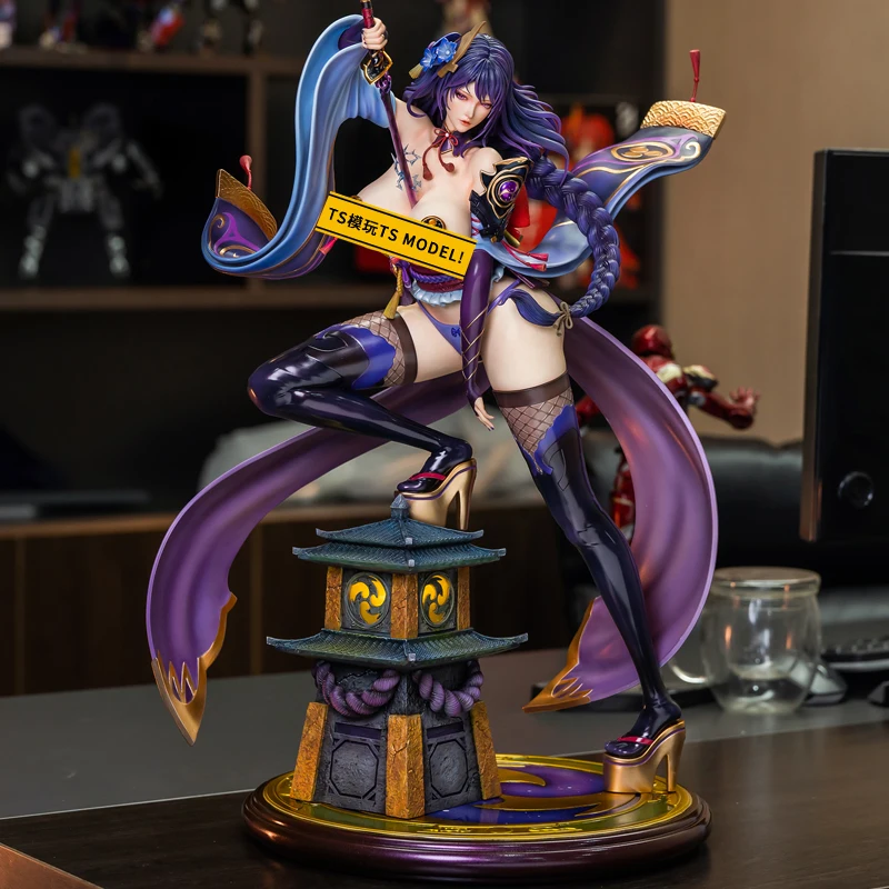 

Preorder: Game Genshin Impact Raiden Shogun Cosplay Figure Anime Beelzebul 1/4 Artificial Stone High Quality Doujin Statue Otaku