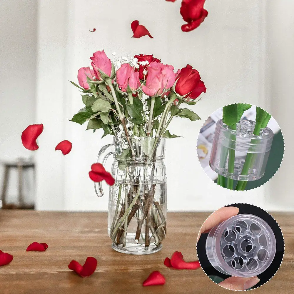 Прозрачный Спиральный Держатель Для Стебля Цветов Ikebana DIY Цветочный