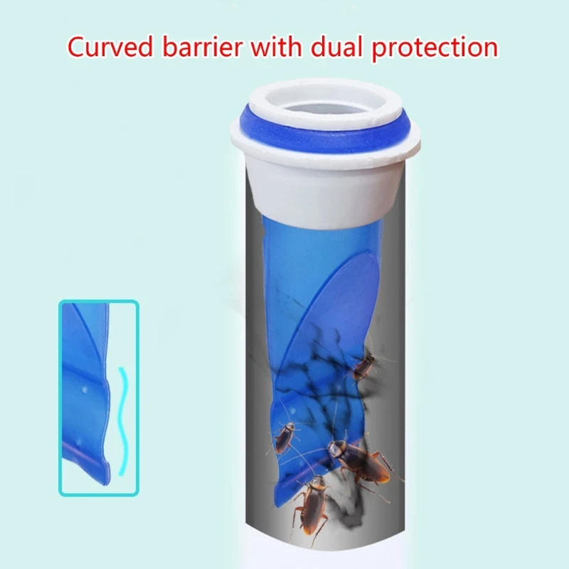 Пакет из 6 средств для предотвращения обратного слива в душевой кабине труб