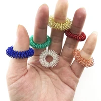 510pcs spiky sensory ring for finger massage hand acupressure massager traditional pain therapy stress relief circulation rings