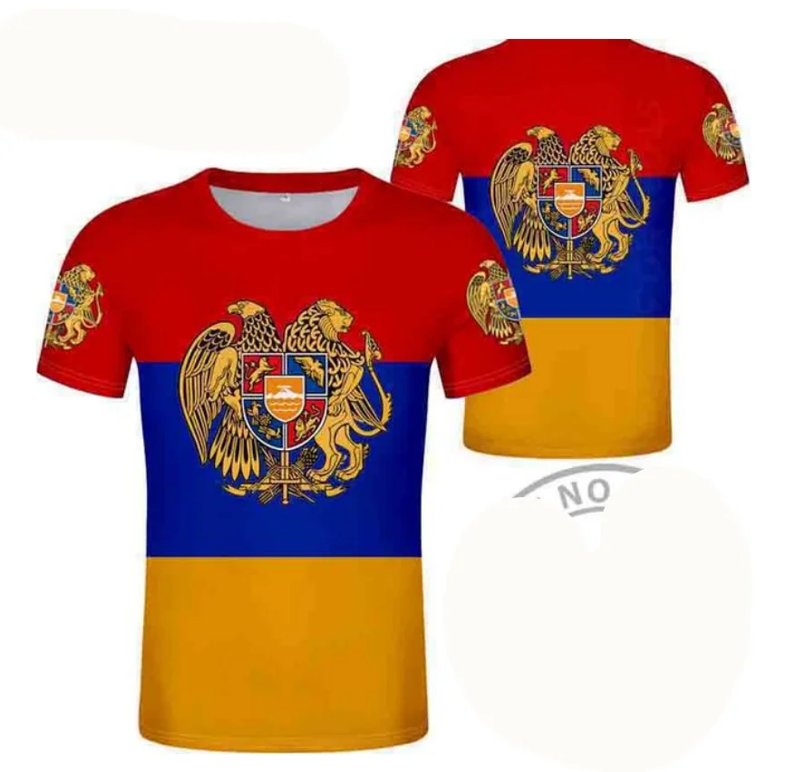 

ARMENIA Men T-shirt Street Aesthetic Armenian Nation Flag Am Clothes Hip Hop Tshirt Harajuku Gothic T Shirt