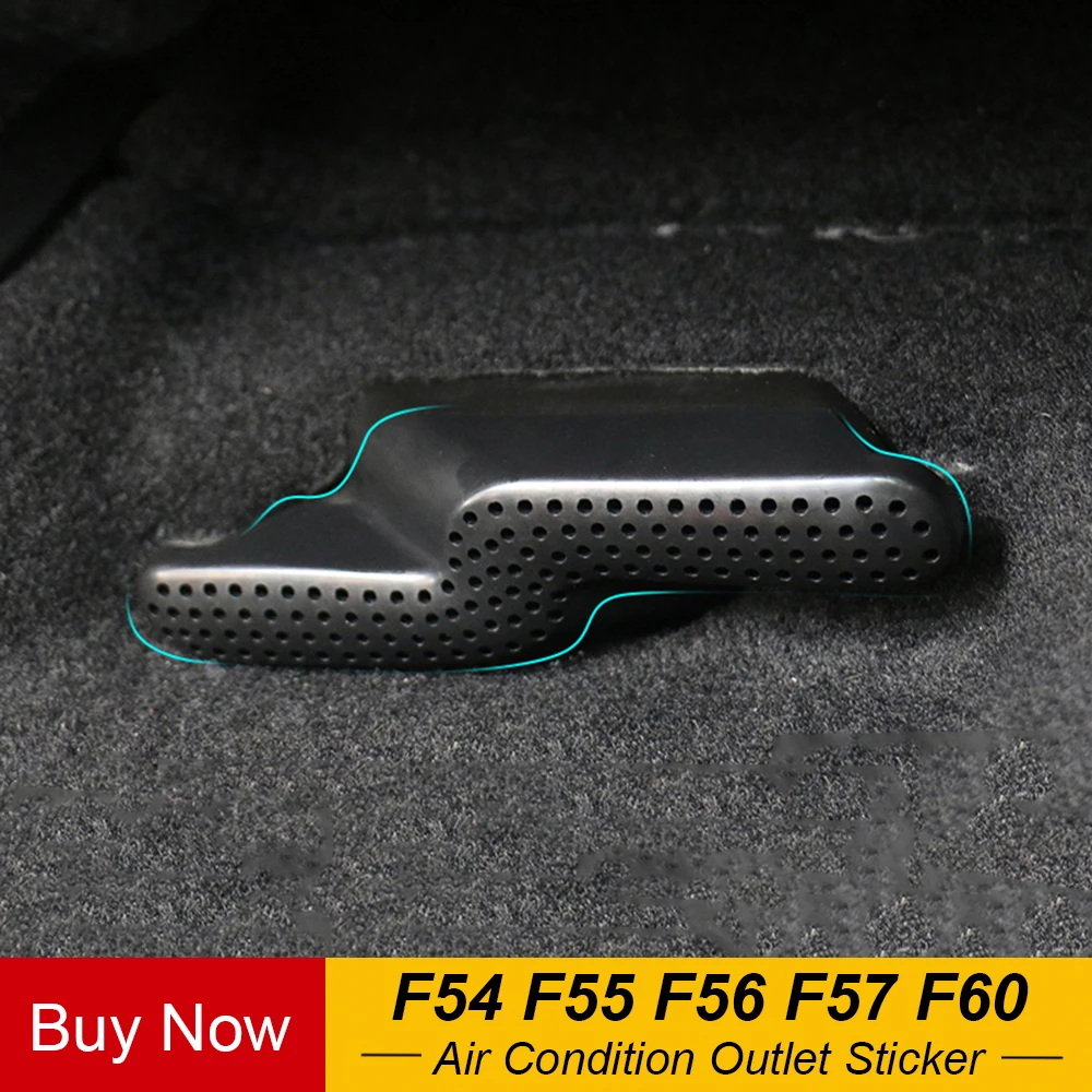 

2pcs Car Under Seat Air Condition Outlet Vent Caps Cover Sticker Anti-blocking For M Coope r 1 d F 60 F 56 F 55 F 54 Accessories
