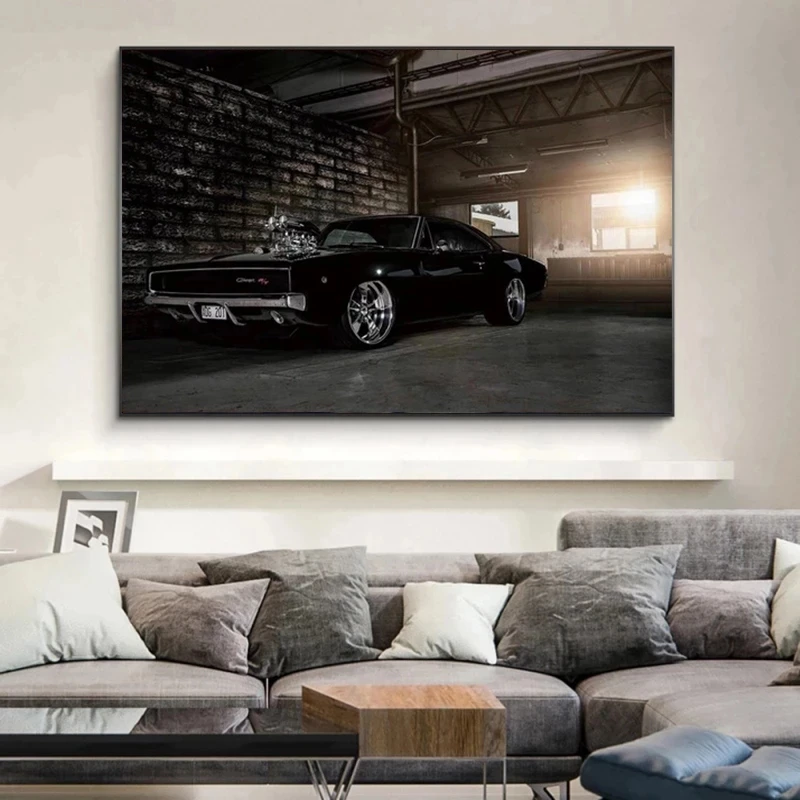 GX981 Горячая Dodge зарядное устройство 1969 Форсаж картина маслом плакат печать на