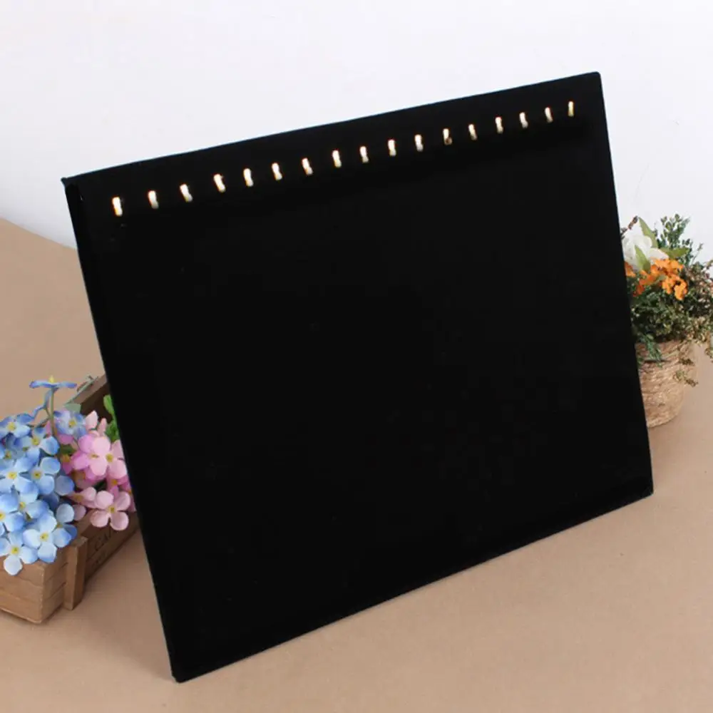 

Jewelry Organizer Jewelry Display Holder Display Stand New 17 Hooks Necklace Bracelet Show Rack Chain Stand Pendant Chain Rack