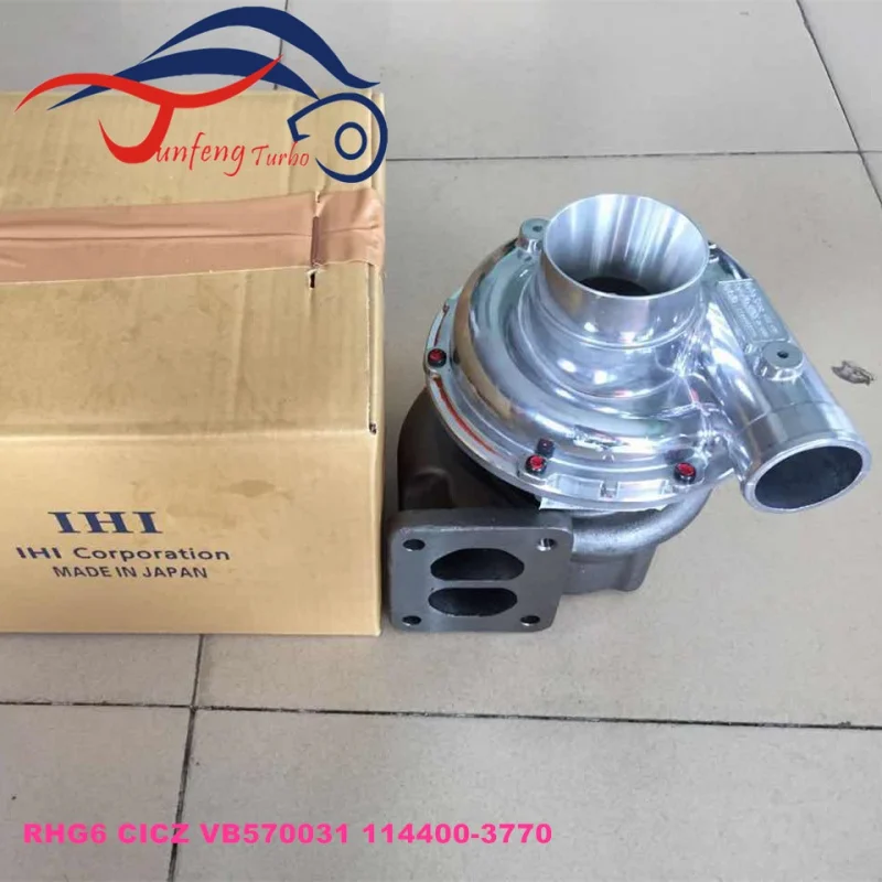 Фото Турбокомпрессор RHG6 VA570031 114400-3770 6BG1 для двигателя Hitachi ZAXIS 2 6BG1T 6BG1TC 1144003770 №4
