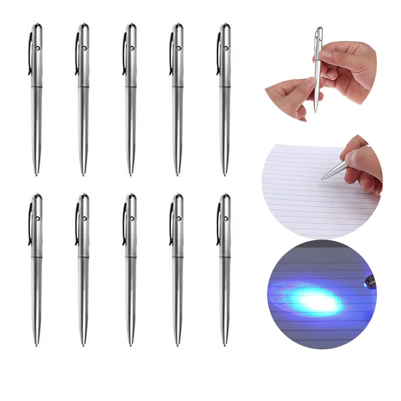 20 шт. двухв-1 невидимая чернильная ручка новинка шариковые ручки новые офисные
