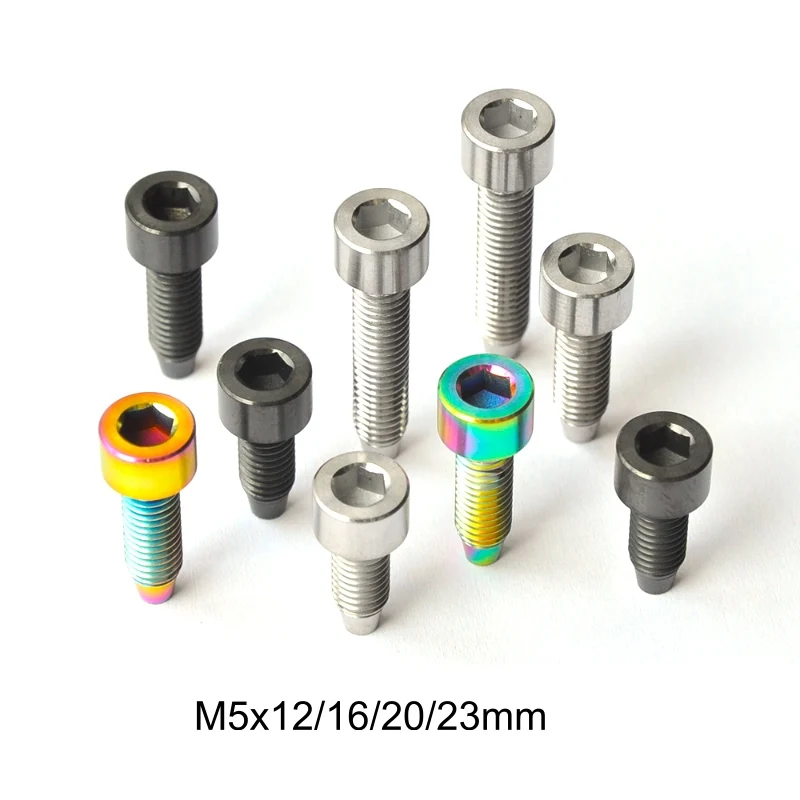 Шестигранные Болты С Титановым стержнем Ti 1 шт. M5x12/16/20/23 мм крепеж винта для