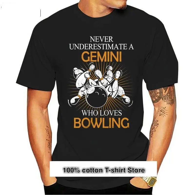 

Camiseta de hombre para mujer, camisa de манга corta с изображением боулинга, no hay que subscribirse a Gemini who Love Боулинг