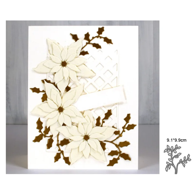 

Branch Leaves Metal Cutting Dies DIY for Scrapbooking Die Cut Handmade Stencil Craft Mold Mould Model Decor Template