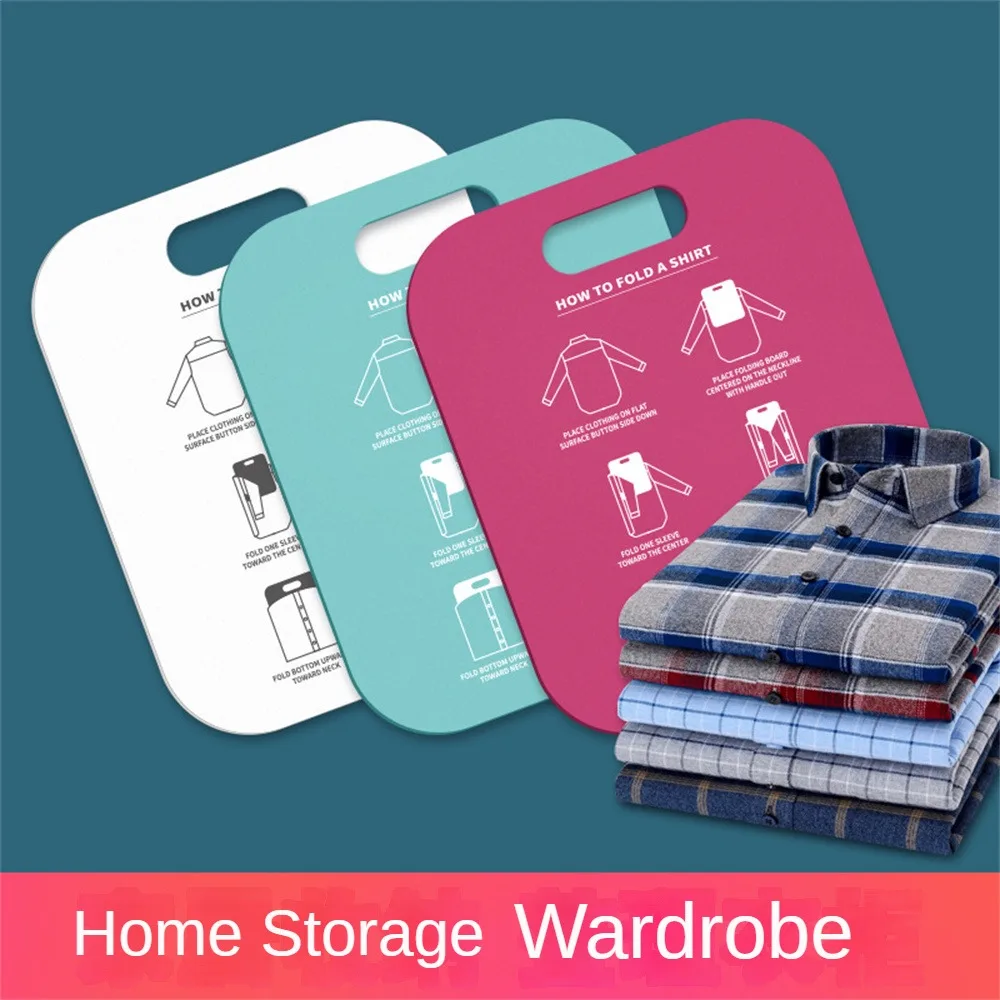

Clothes Board Storage Organizing Fast Folding Board Lazy Stacking Clothes Tool Lazy Folding Stacking Board Convenient Save Time