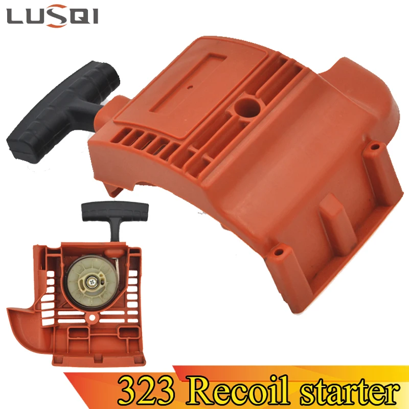 

LUSQI Easy Pull Recoil Starter Lawn Mower Engine Starte For Husqvarna 323 325 Gasoline Engine Brush Cutter Start Replacements