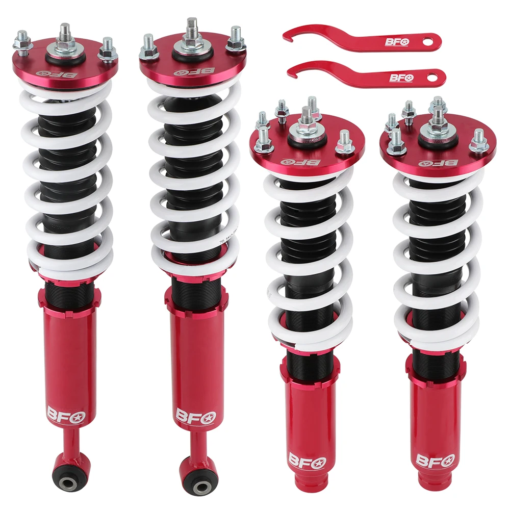 

FRONT REAR Coilover Struts Shock Suspension Kit Kit For Honda Accord CG CK CM Sedan F23A1 F23Z5 1998 1999 2000 2001 2002