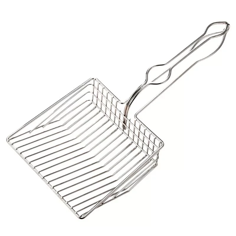 

Stainless Steel Pet Cat Litter Scoop Heavy Duty Kitten Dog Poop Sand Clean Scooper Durable Metal Pet Cat Litter Pet Shovel