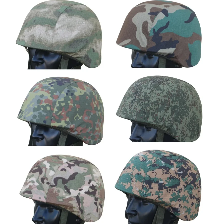 Фото M88 QGF-03 Шлем немецкий Flecktarn MC камуфляжный тканевый чехол эластичный русский EMR A-TACS FG цифровой камуфляжный тканевый чехол для джунглей №1