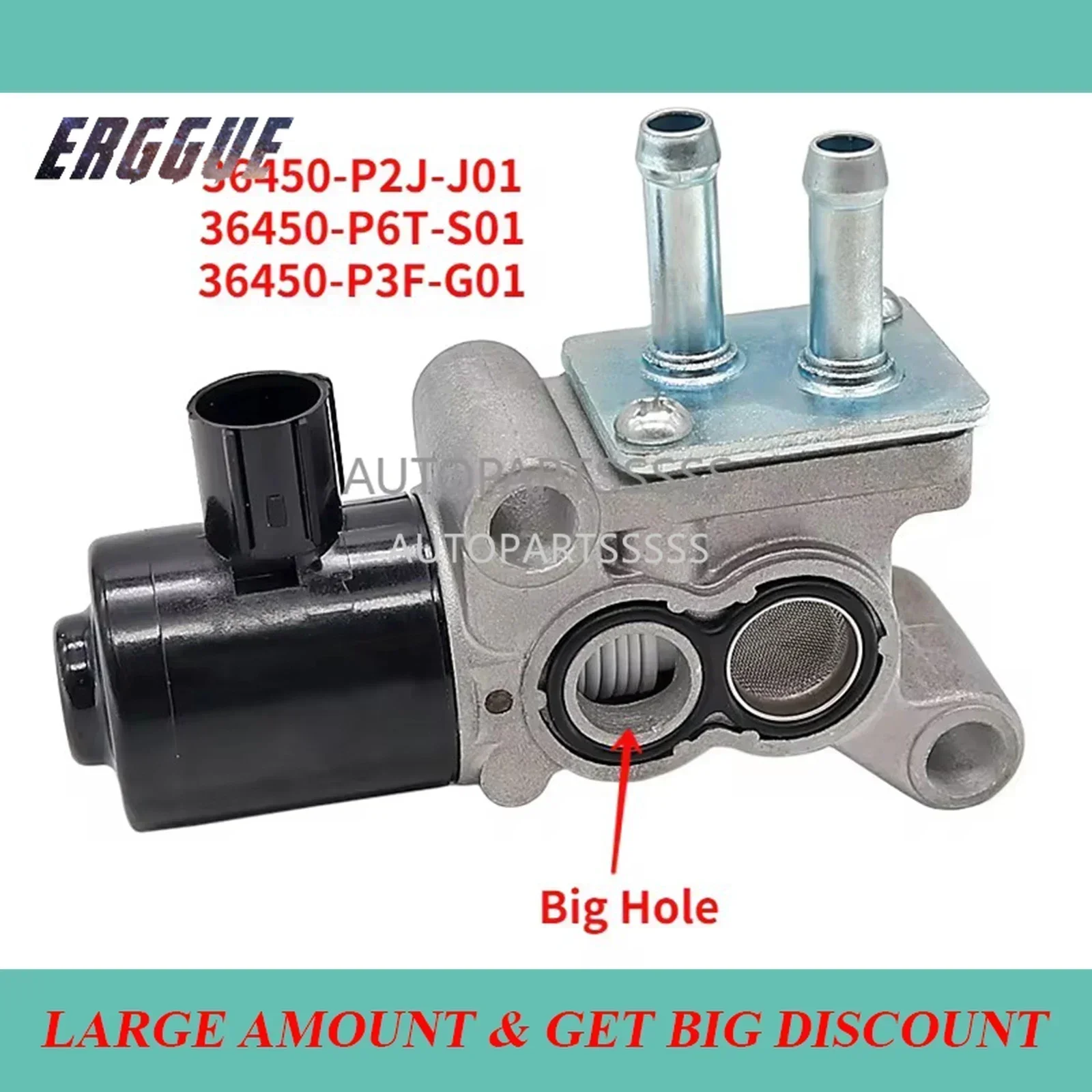 36450-P3F-G01 Новый IACV 36450-P2J-J01 36450P3FG01 и 138200 -0480 36450-P28-A01 Клапан регулирования воздуха