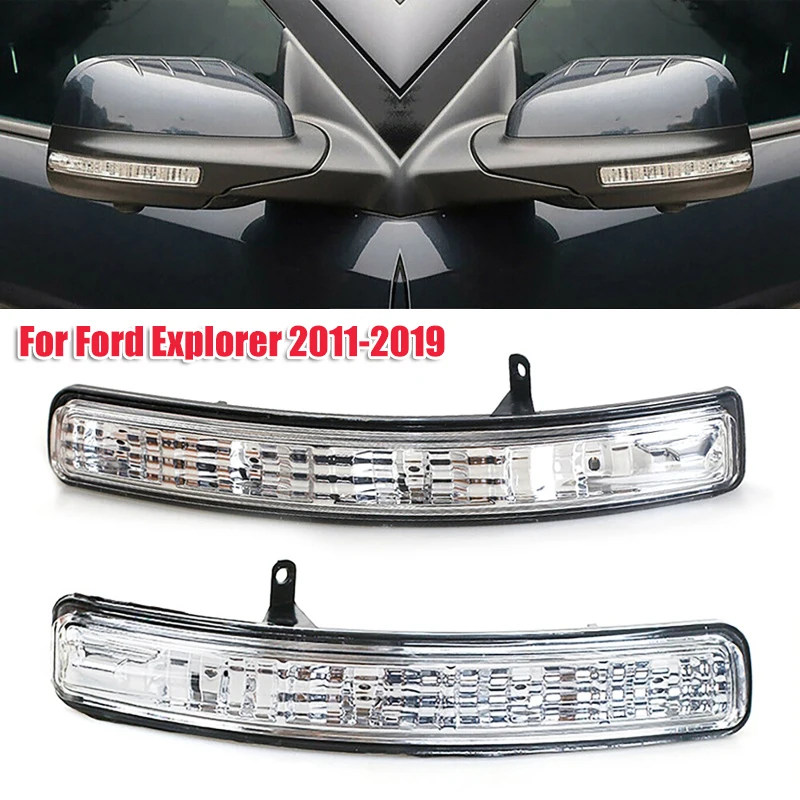 

1/2pcs Car Rearview Mirror Turn Signal Light for Ford Explorer 2011-2019