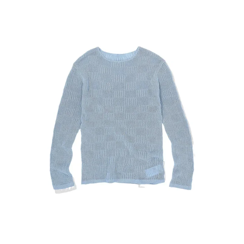 Женский трикотаж L0 * новый весенне-летний повседневный пуловер с круглым вырезом