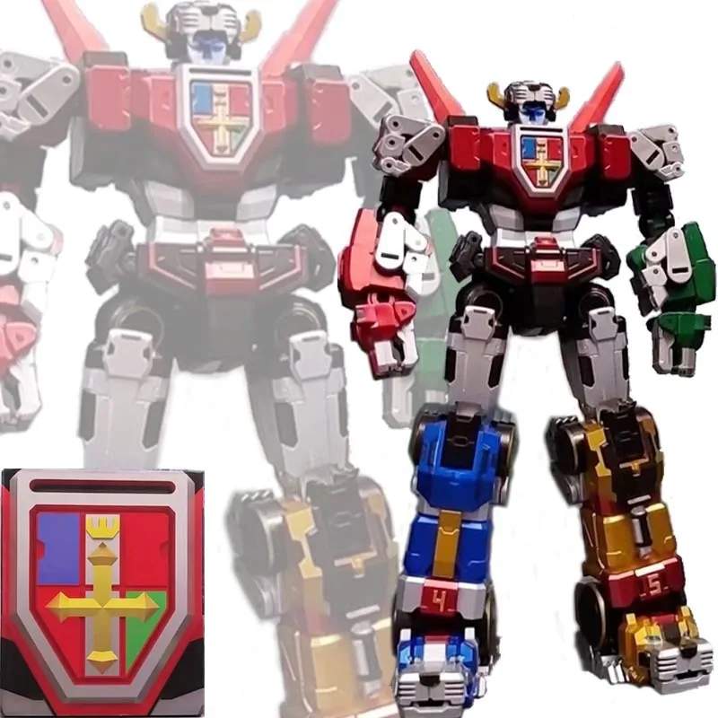 

20cm Transformation And Robot Toys Elvis Voltron Metal Beast King GoLion Five In One Combiner Action Figure Toy Boyfriend Gift
