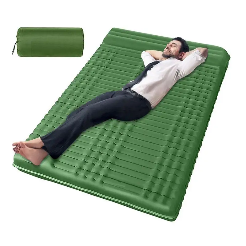 

Camping Mat 2-Person Lightweight Inflatable Compact Sleeping Pad Camping Air Mattress For Camping Ultralight Sleeping Mat For