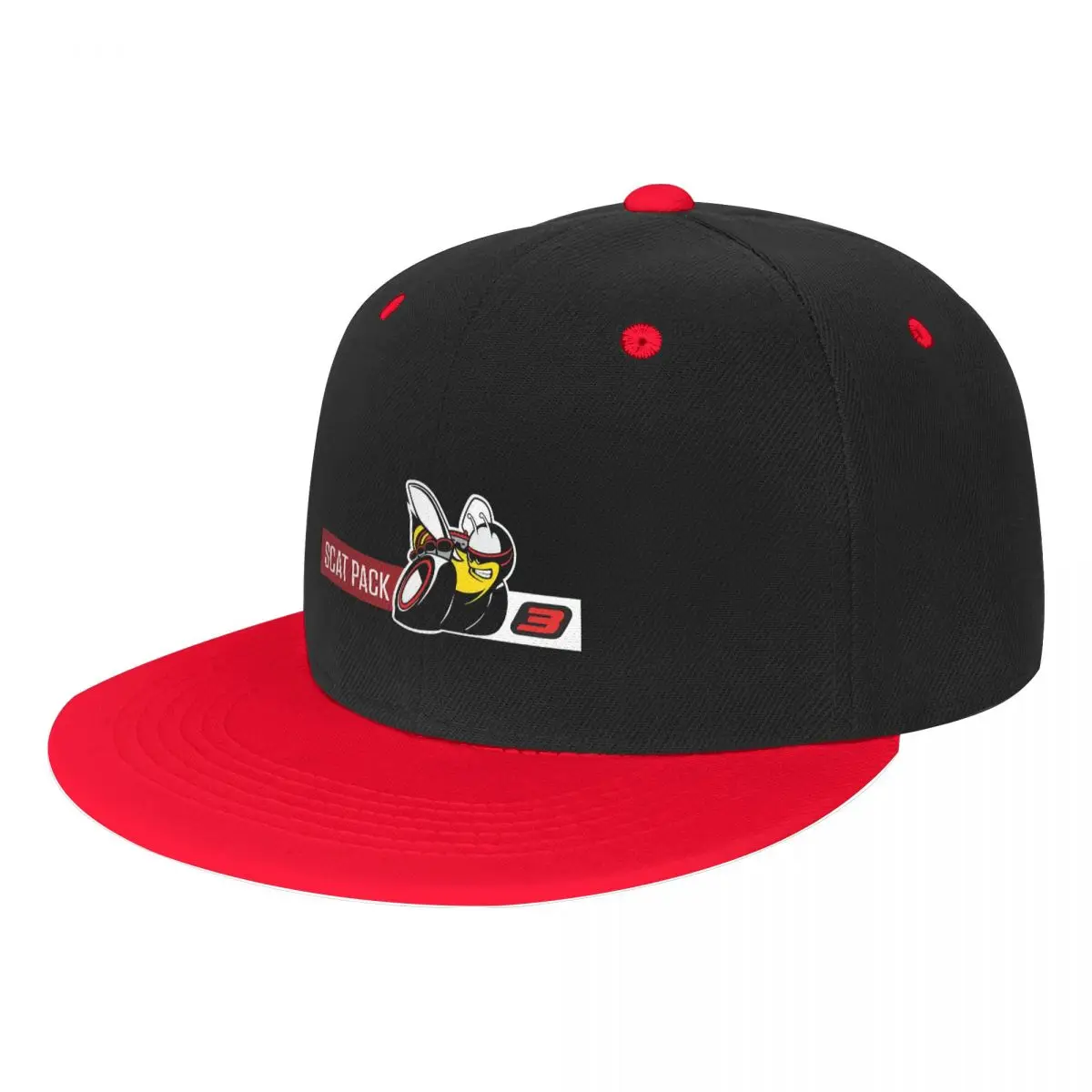 

Scatpack Bee Racing Baseball Caps Men's Snapback Caps Hip Hop Adjustable Cap Travel