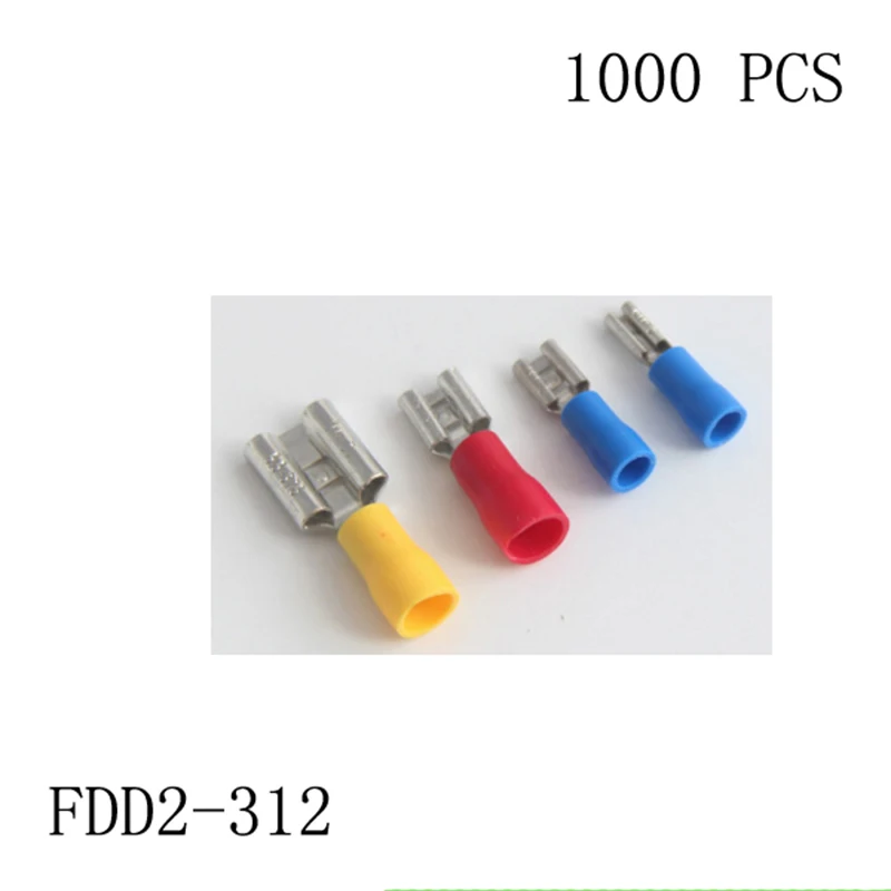 good quailty Brass 1000 PCS FDD2-312 cold-pressure terminal Female pre-insulated Electrical Crimp Terminal Connector
good quailty Brass 1000 PCS FDD2-312 cold-pressure terminal Female pre-insulated Electrical Crimp Terminal Connector