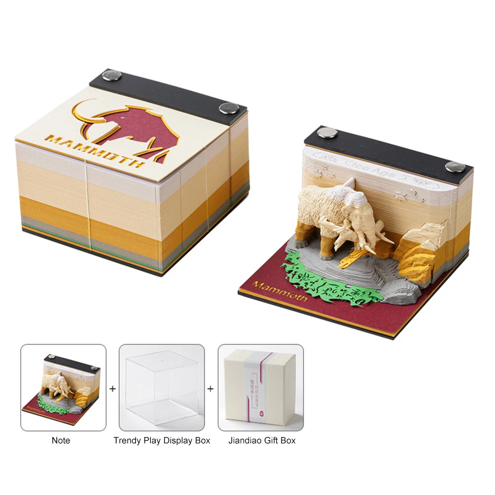 2025 панорамная резьба с ручной росписью календарь по бумаге креативное