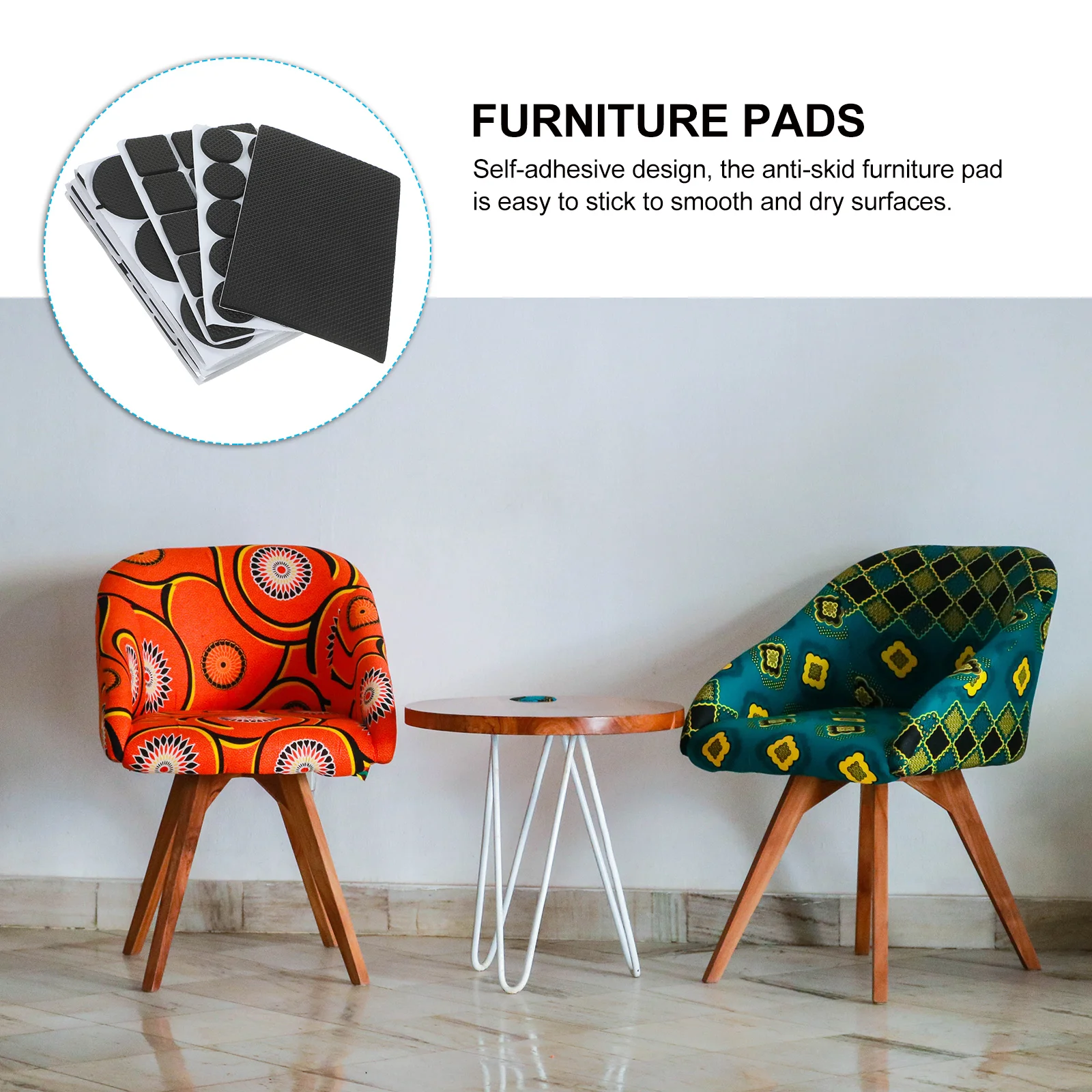 Рисунок 2 - Нескользящие накладки на стулья