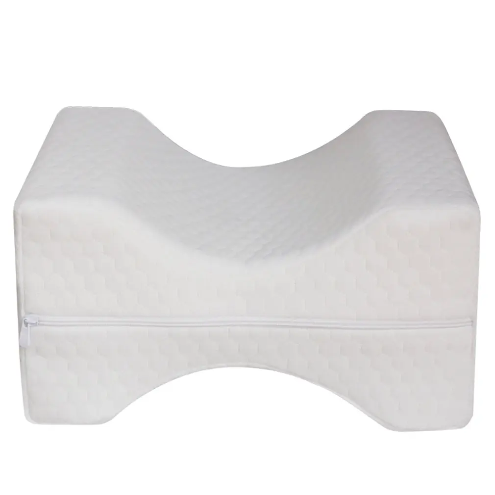 

2022 Memory Foam Mat Pillow Sleeping Bolster Under Knee Pillow Orthopedic Posture Supporter Leg Cushion Massage Relax