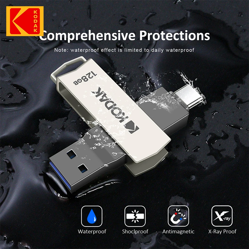 USB флеш-накопитель Kodak в металлическом корпусе