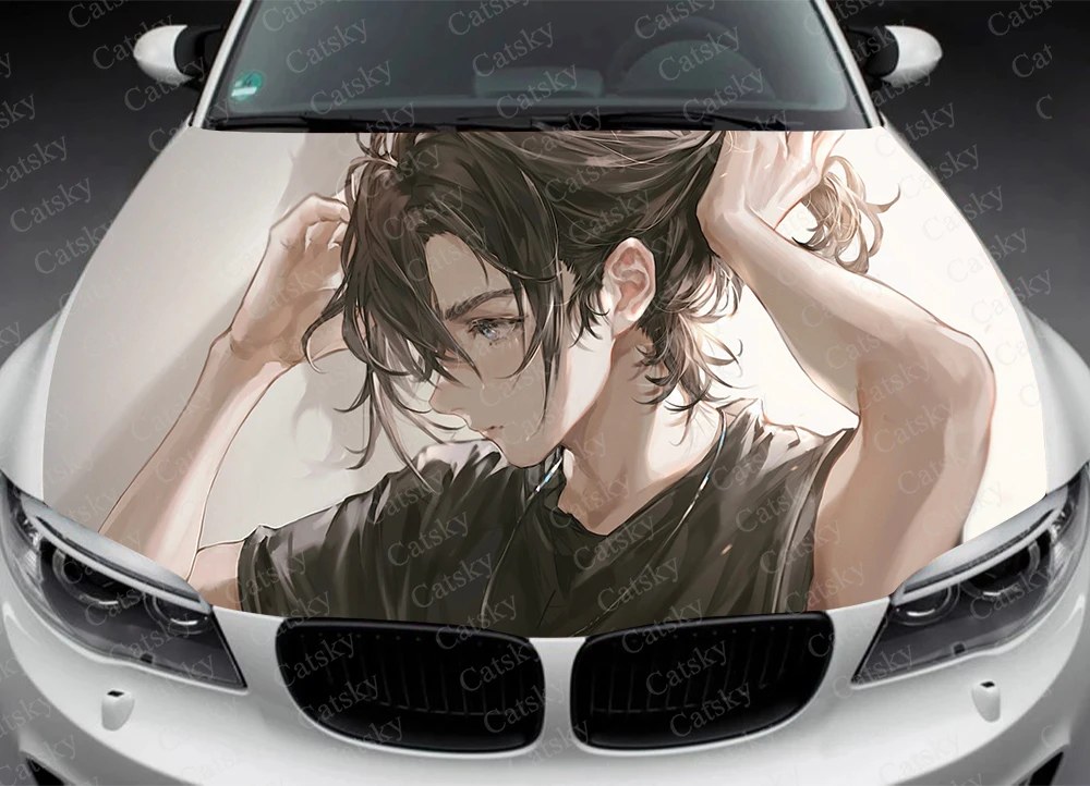

anime Summer Time Rendering Car Decal Graphics Vinyl decal Cover Pattern Packaging Decal custom DIY hood engine Decal Stickers