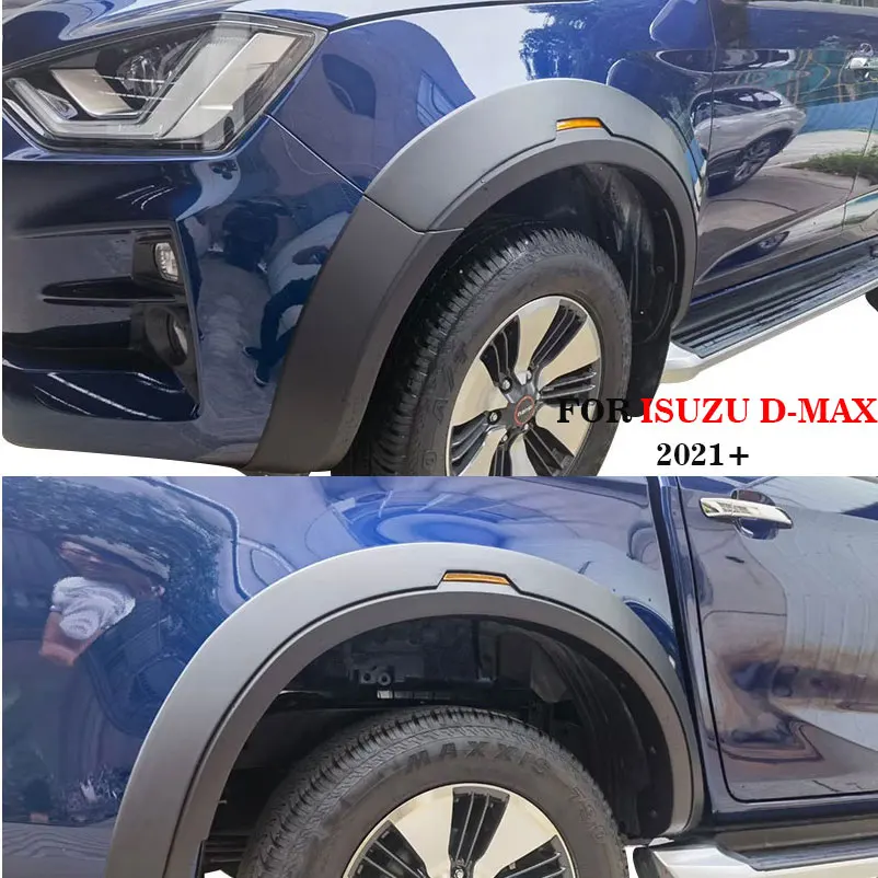 

LED Mudguards Fender Flare Wheel Arch For ISUZU D-MAX 2021 2022+ Chevrolet D-Max Isuzu KB ISUZU DMAX Double Cabin