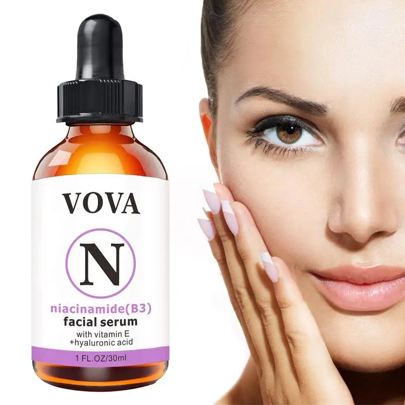 

Niacinamide Facial Essence Anti Aging Serum With Hyaluronic Acid Anti-Wrinkles Facial Serum Hyaluronic Facial Serum 1 FL Oz