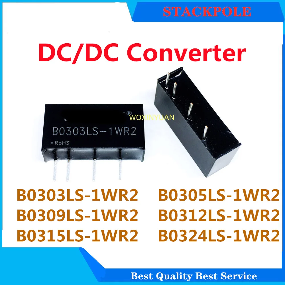

(2pcs) B0303LS-1WR2 B0305LS-1WR2 B0309LS-1WR2 [ SIP4 1W DC/DC ] B0303LS B0303 B0305LS B0309LS SIP-4