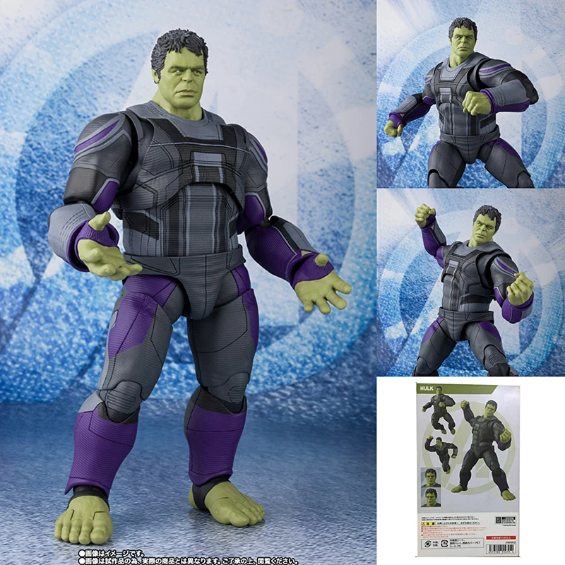 

SHFiguarts Hulk Action Figure Marvel Avengers 4 Endgame Hulk Action Figure Collectible Model Toys Gift Doll