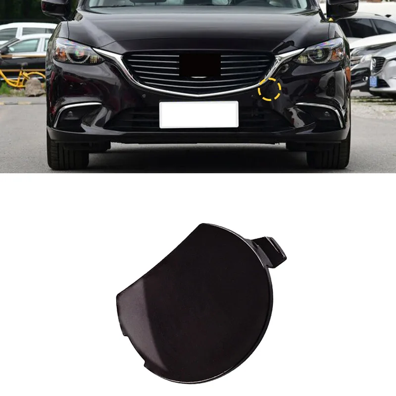 

Для Mazda 6 Atenza 2017-2019 автомобильный передний бампер, фаркоп, крышка прицепа, крышка с проушиной