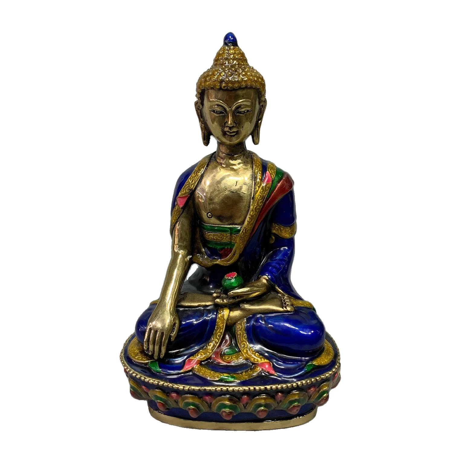 

LAOJUNLU Cloisonné Shakyamuni Buddha Chinese Traditional Style Antiques Fine Art Gifts Crafts