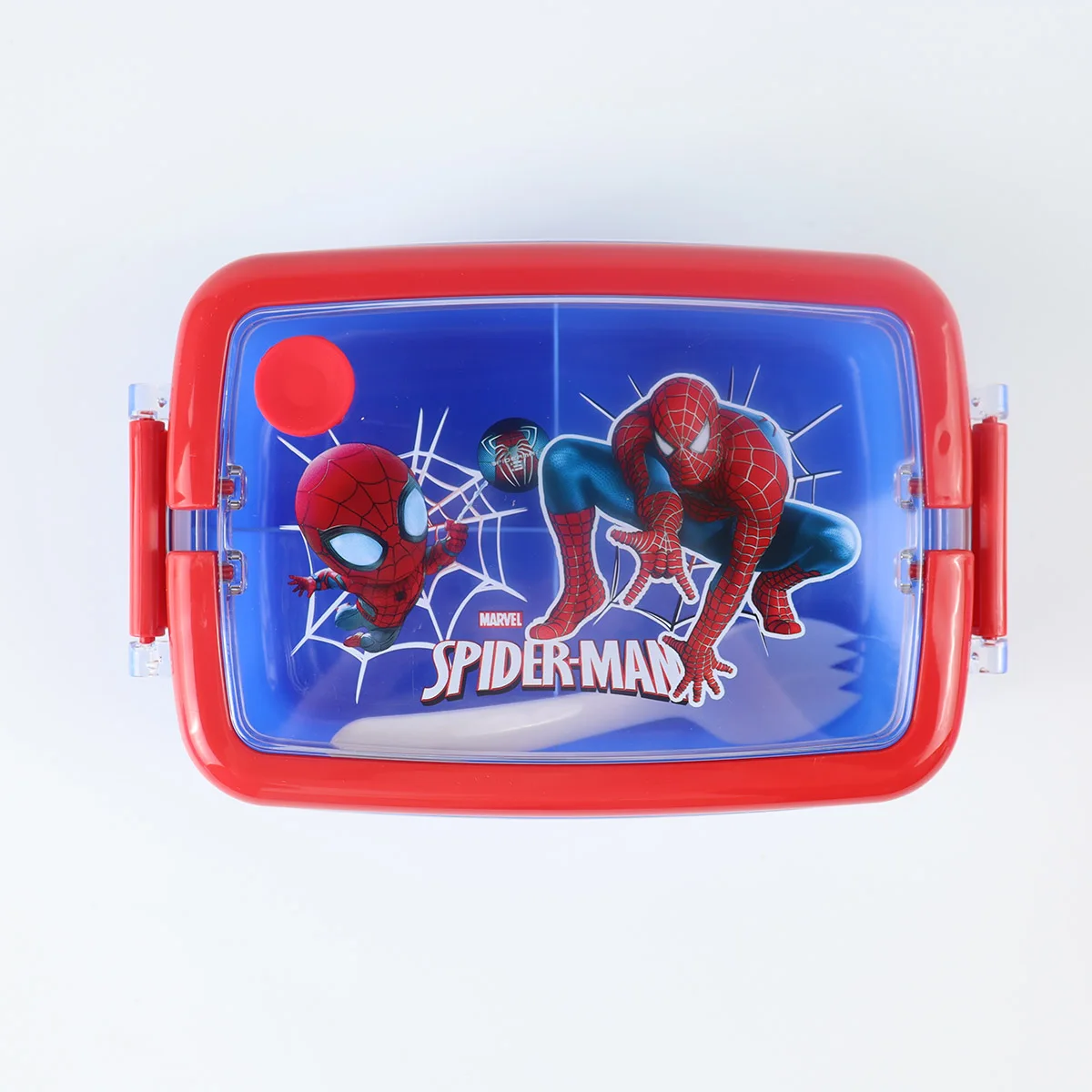 Фото 1 шт. Лицензированный пластиковый ланч-бокс STITCH Frozen Spider-Man, коробка для бенто для студентов и офисных работников, сейф для микроволновой печи, набор бенто в сборе №4