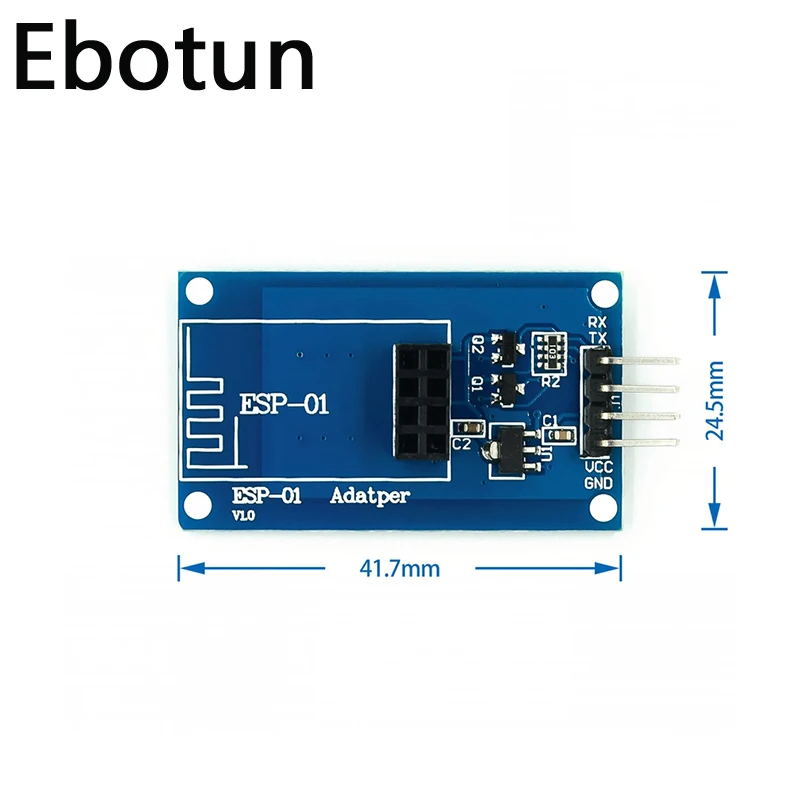 ESP8266 ESP-01 ESP01 Серийный беспроводной модуль Wi-Fi для приемника Arduino плата адаптера