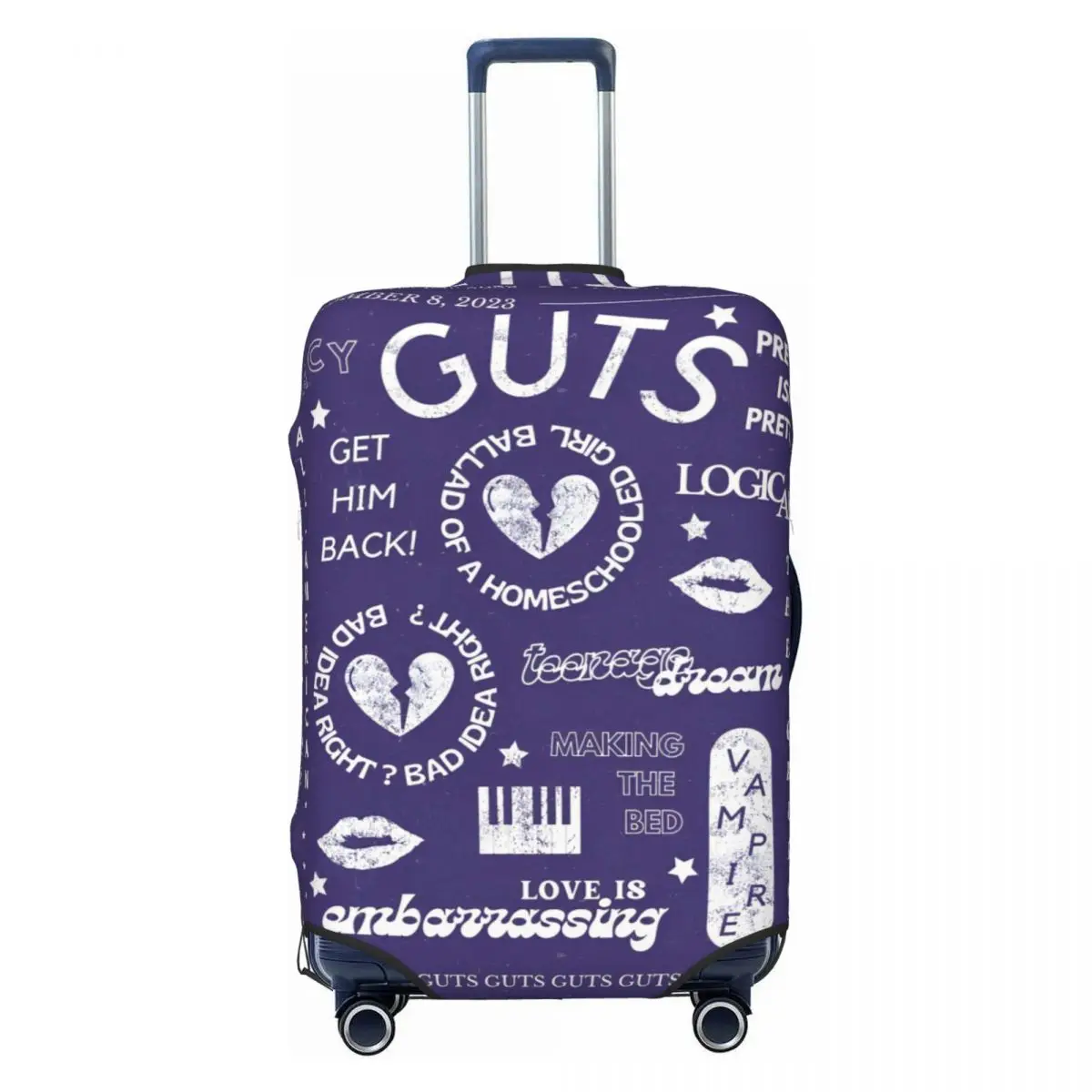 Музыка Olivia-Rodrigo SOUR Чехол для чемодана Полезная защита круизной поездки