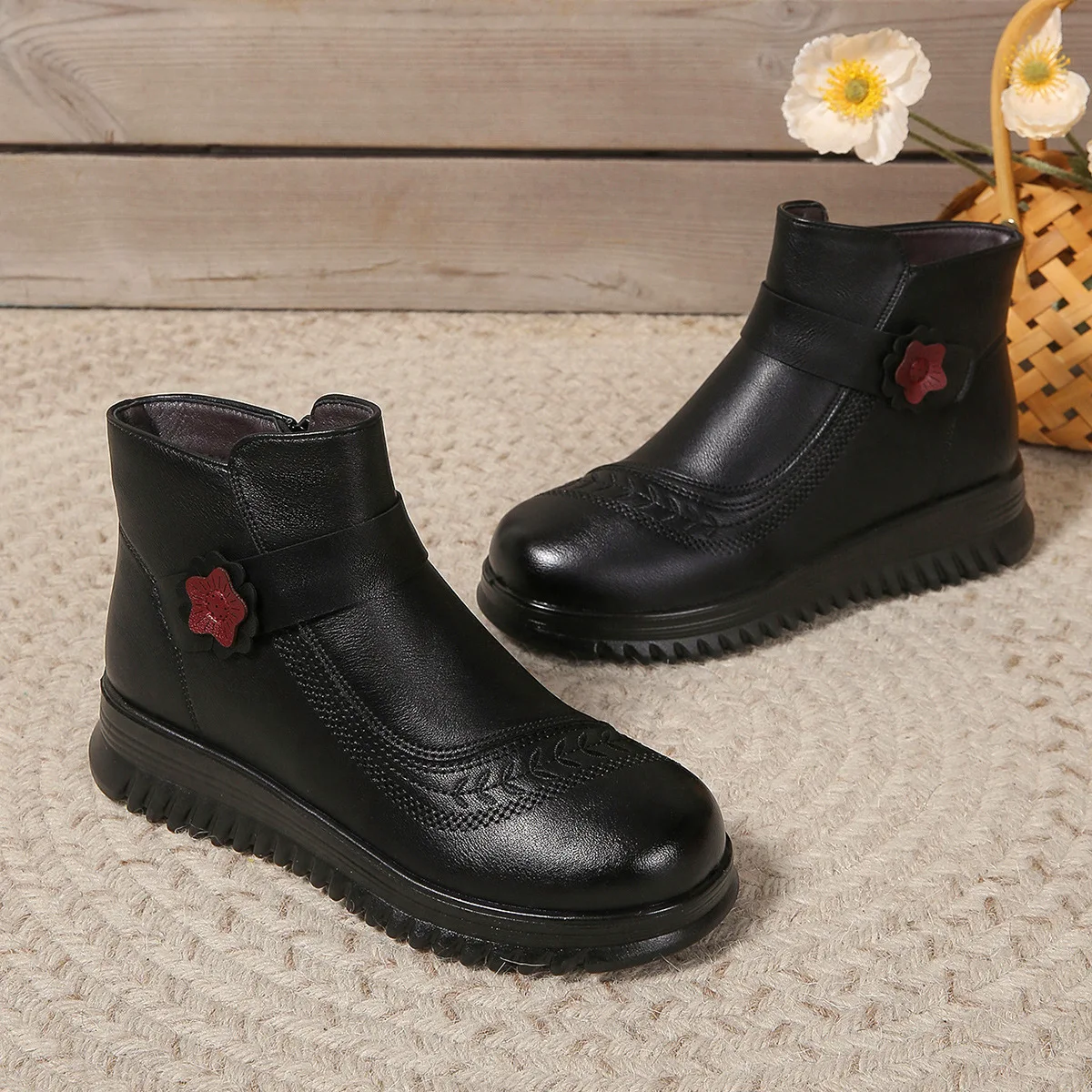 Женские резиновые сапоги. туфли с круглым носком. Зимняя обувь. Дождевик 2024. из