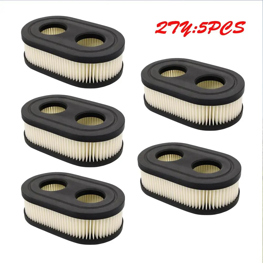 

5pcs Professional Stable Lawn Mower Air Filter High Reliability Simple Installation Compatible For Briggs & Stratton Oe 798452